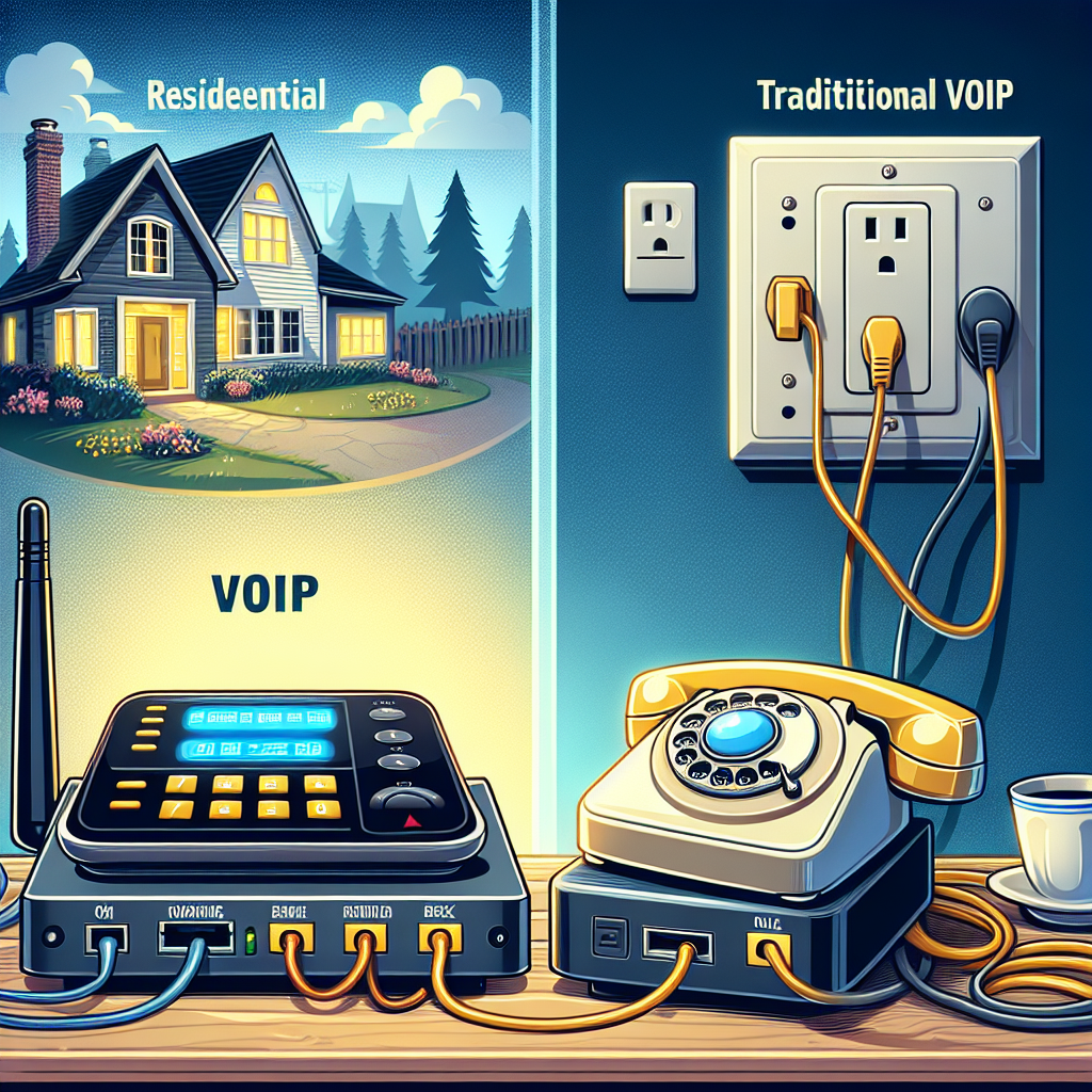Residential VoIP vs. Traditional Phone Lines